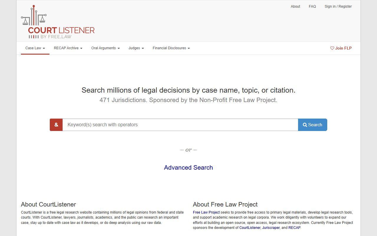 CourtListener opinion and docket resource for Shiawassee County federal court records